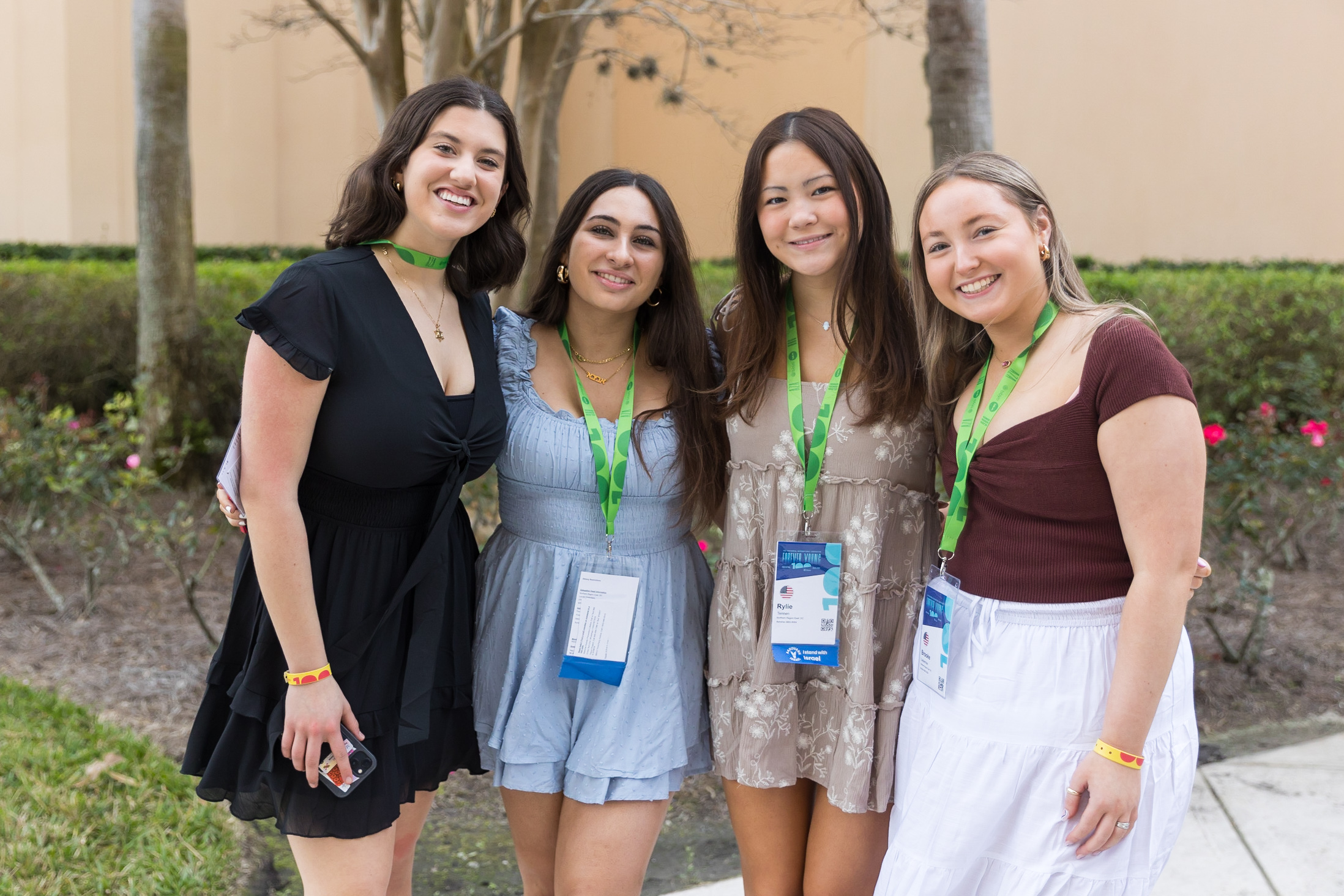 Group of people celebrating on stage