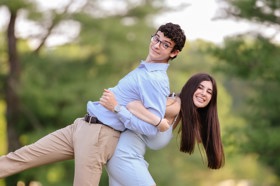Group of people celebrating on stage