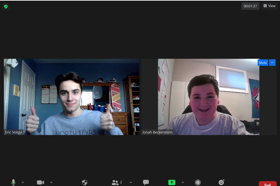 Group of people celebrating on stage