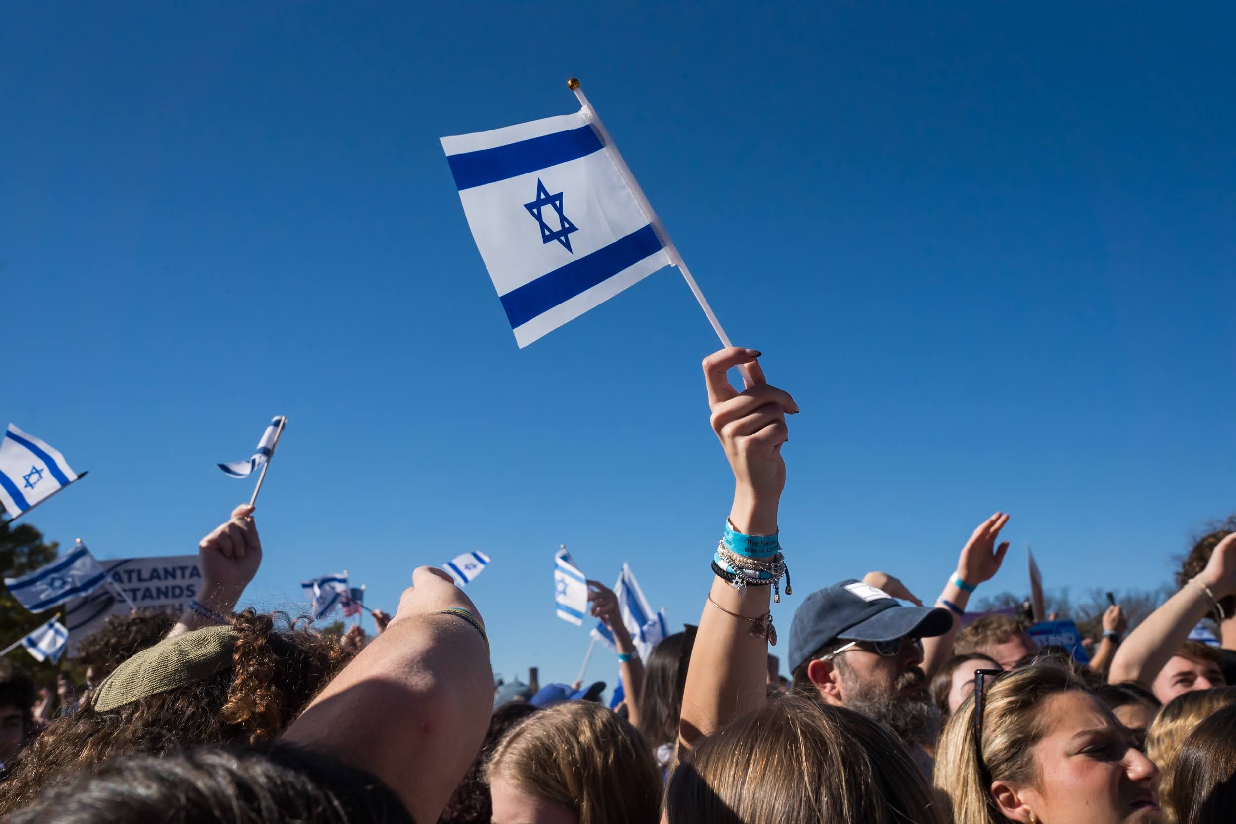 Group of people celebrating on stage