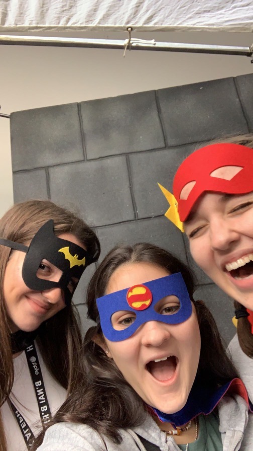 Group of people celebrating on stage