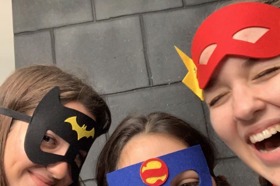 Group of people celebrating on stage