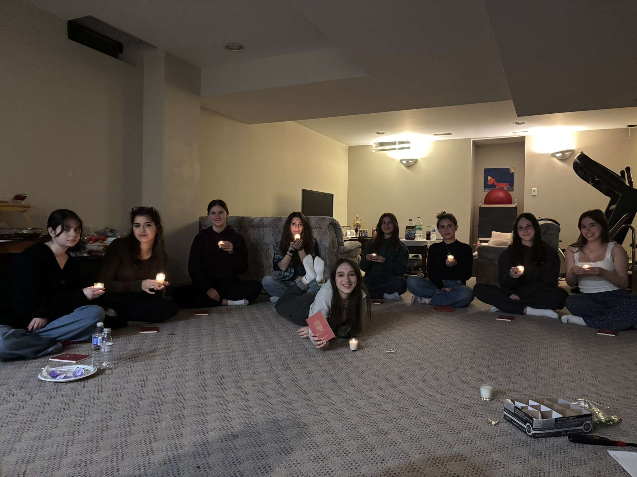 Group of people celebrating on stage