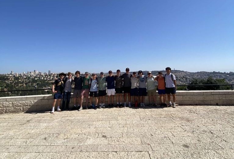 Group of people celebrating on stage