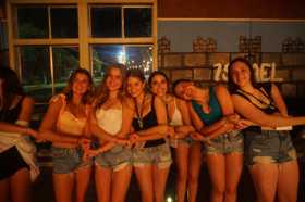 Group of people celebrating on stage