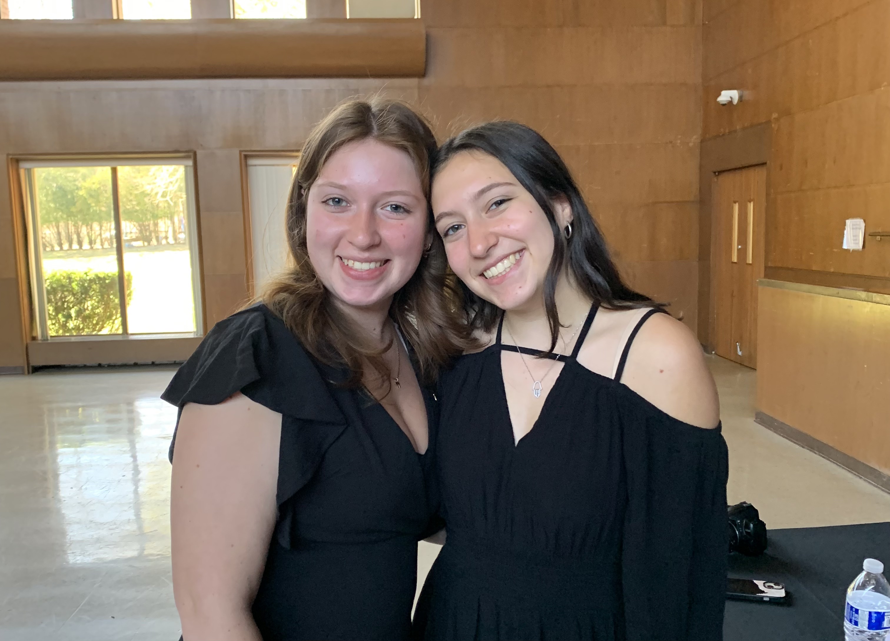 Group of people celebrating on stage