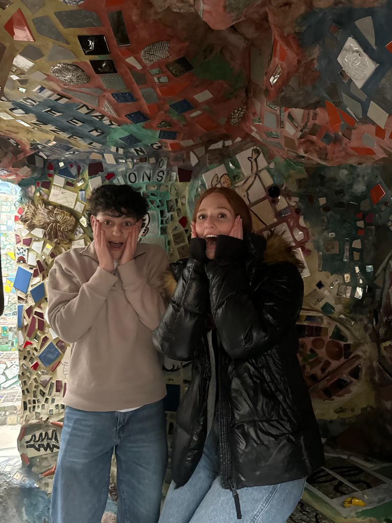 Group of people celebrating on stage