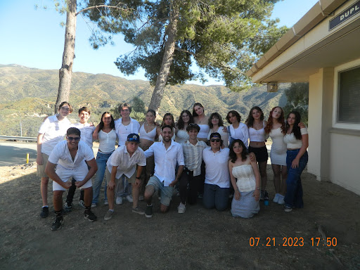 Group of people celebrating on stage
