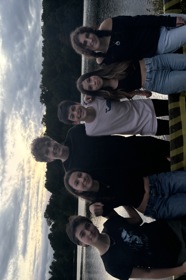 Group of people celebrating on stage