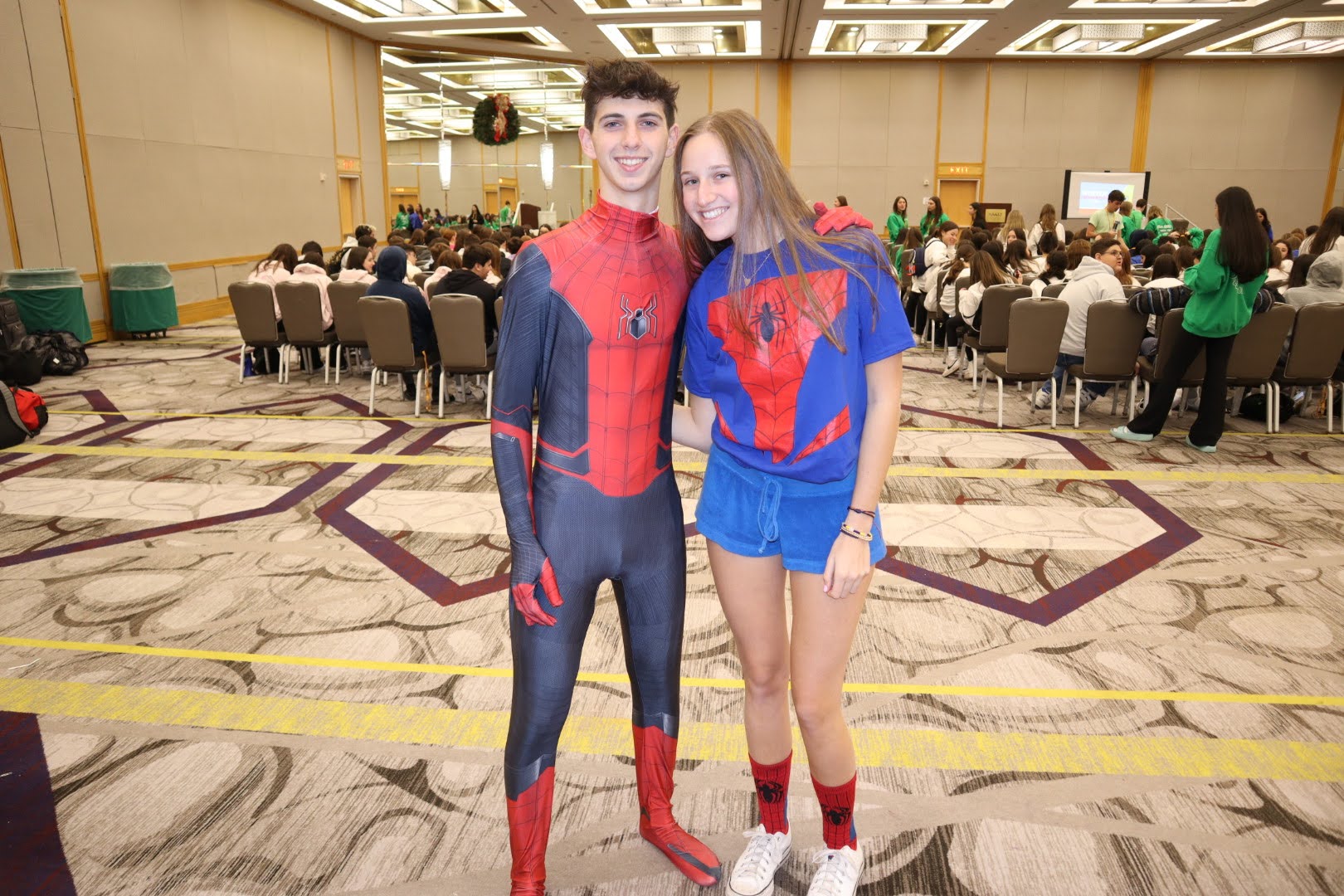 Group of people celebrating on stage