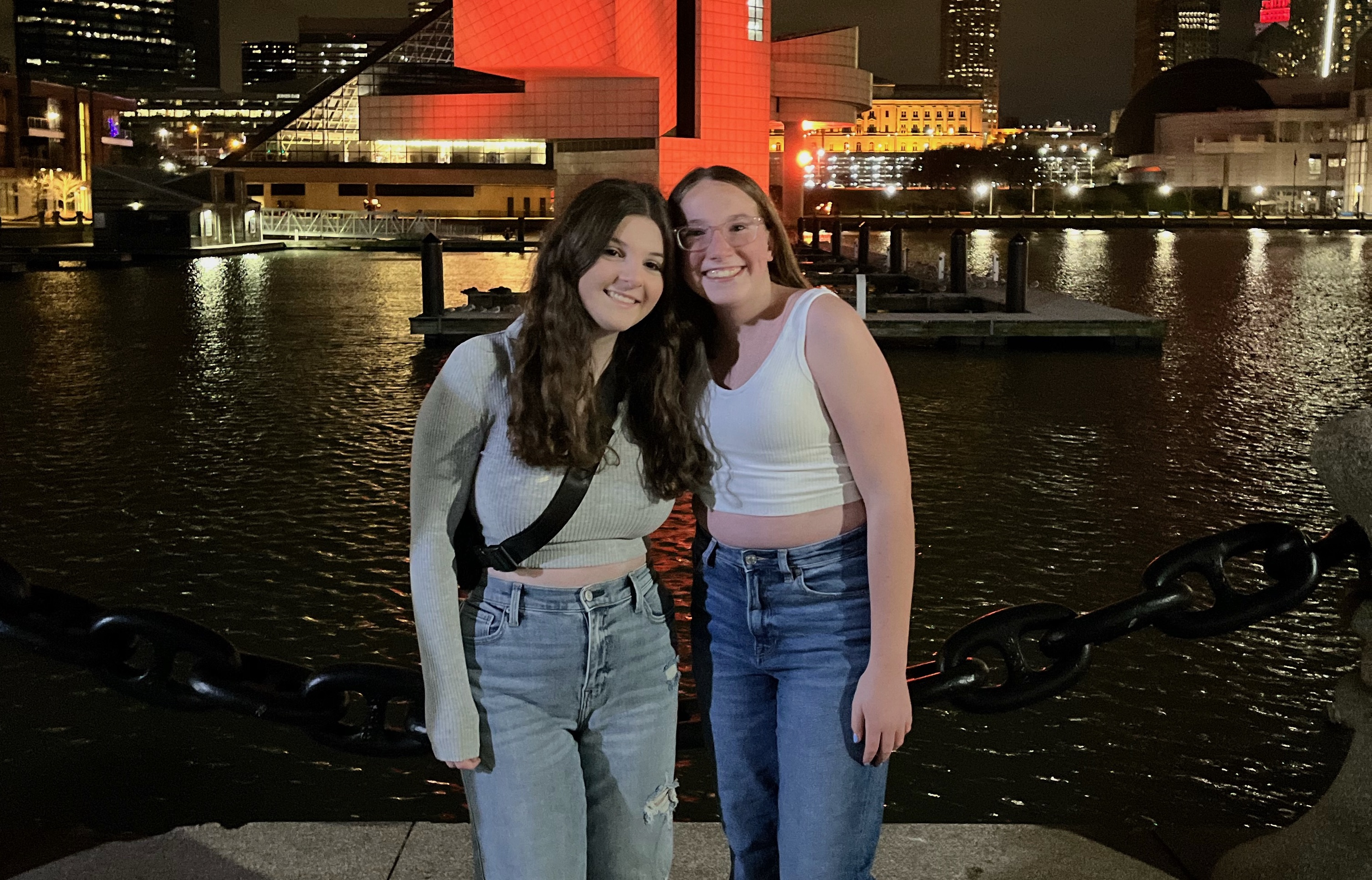 Group of people celebrating on stage