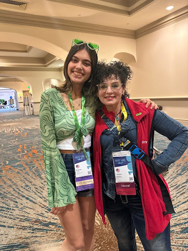 Group of people celebrating on stage