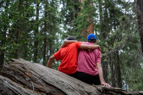 Group of people celebrating on stage