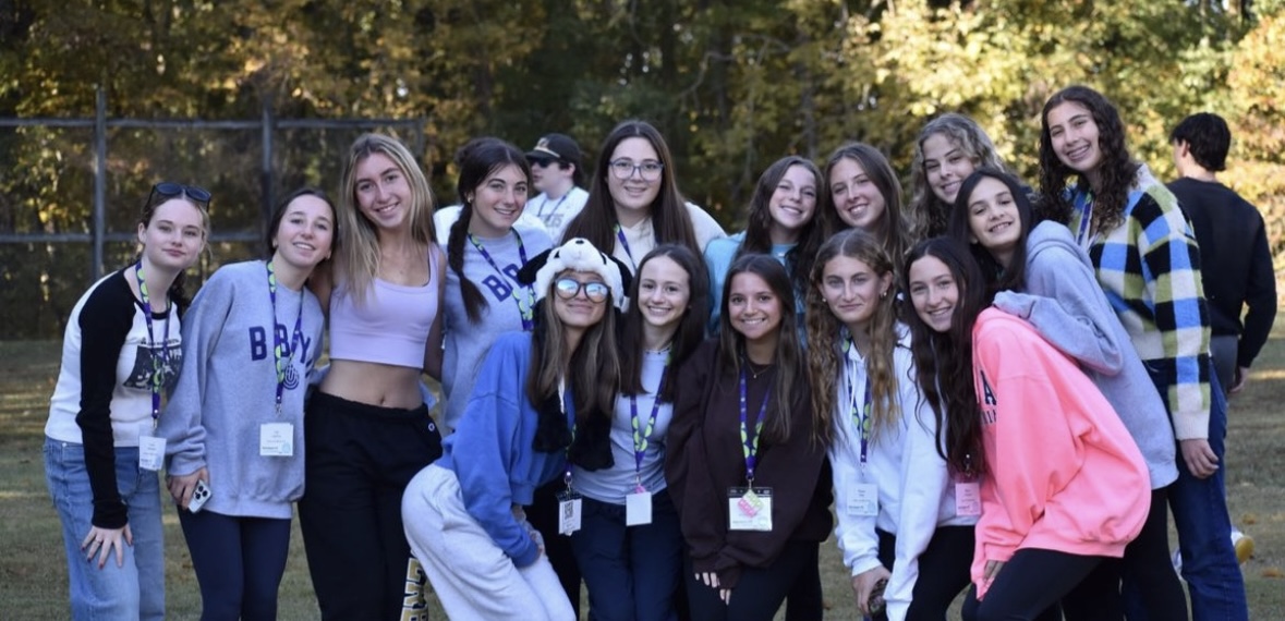 Group of people celebrating on stage