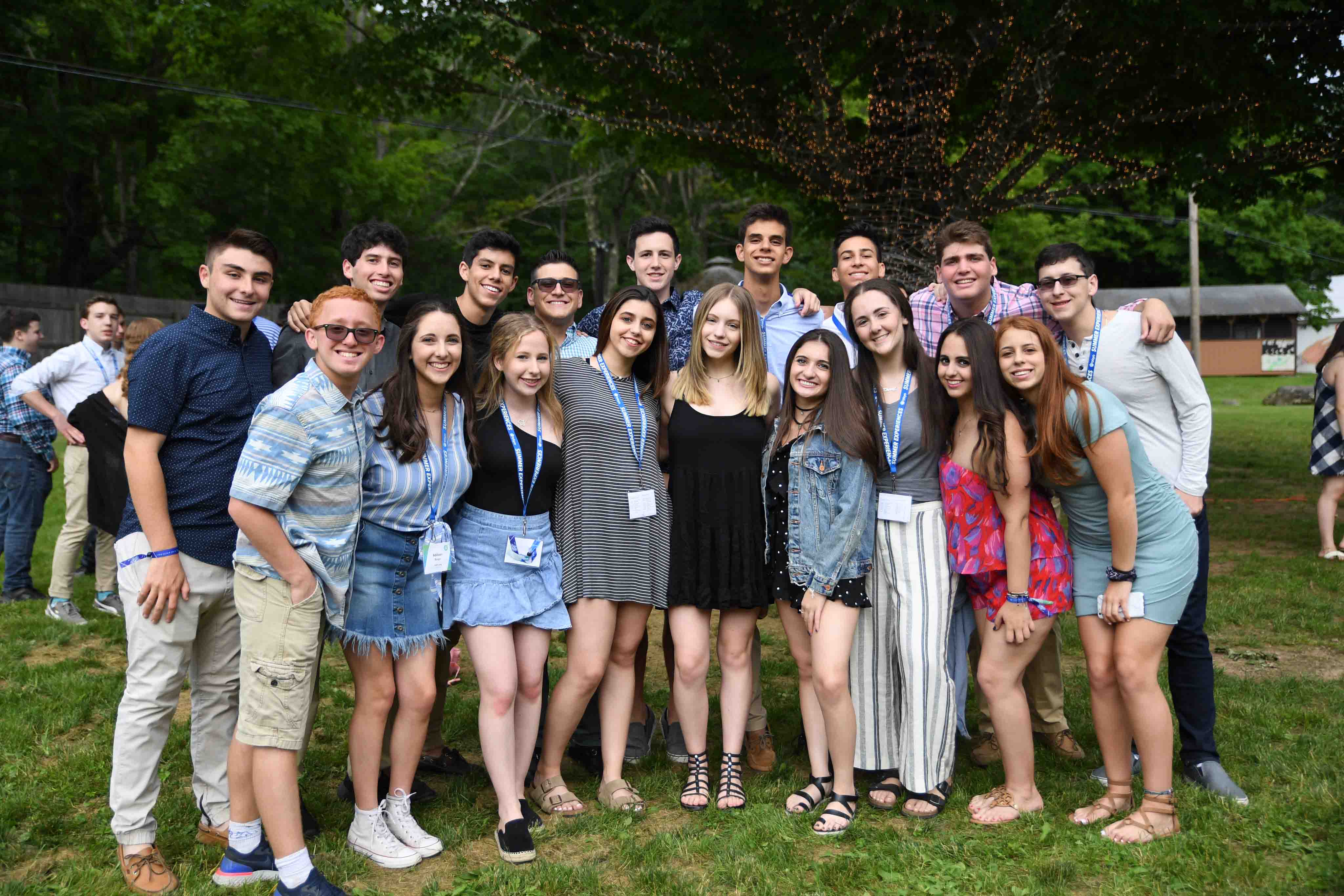Group of people celebrating on stage
