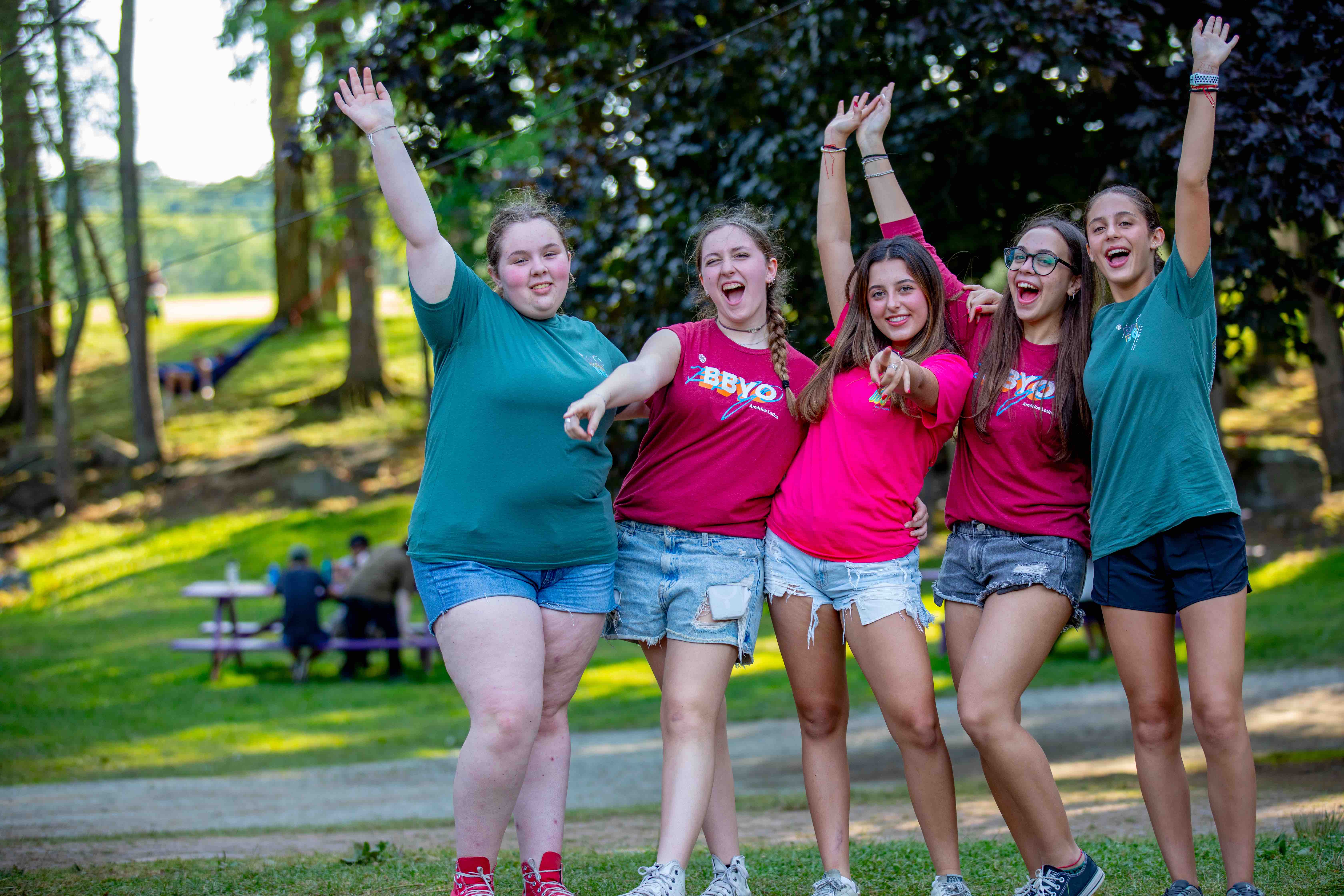 Group of people celebrating on stage