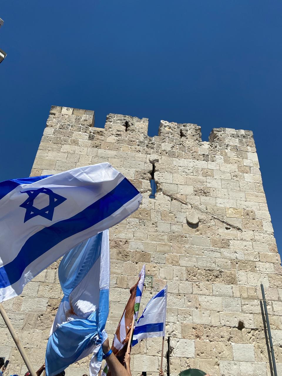 Group of people celebrating on stage