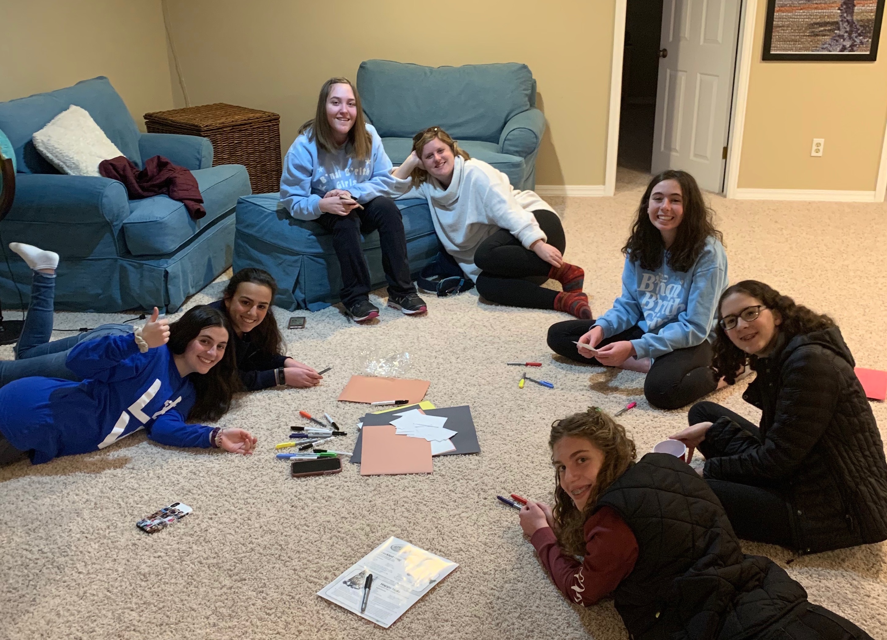 Group of people celebrating on stage