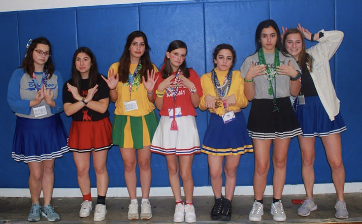 Group of people celebrating on stage