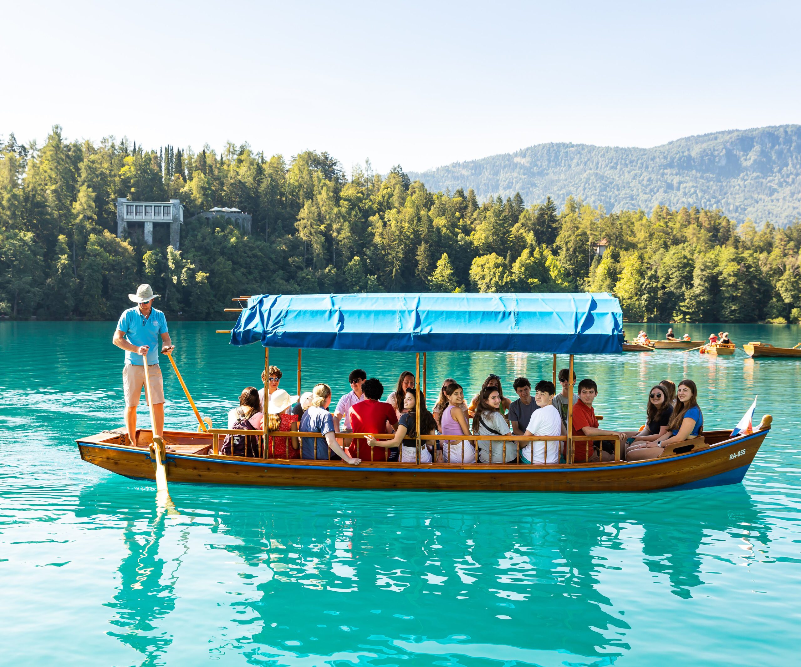 Group of people smiling outdoors
