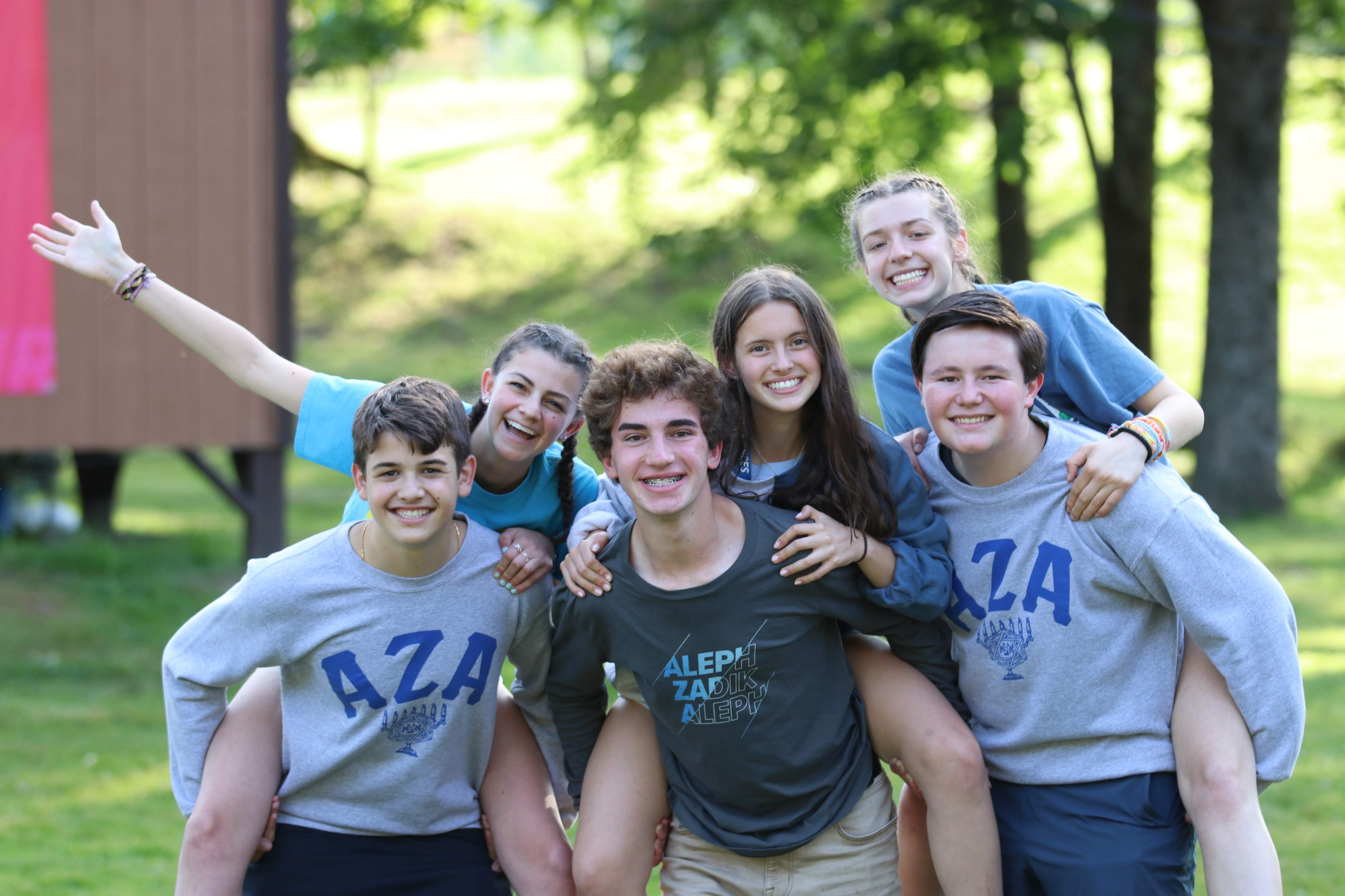 Group of people celebrating on stage