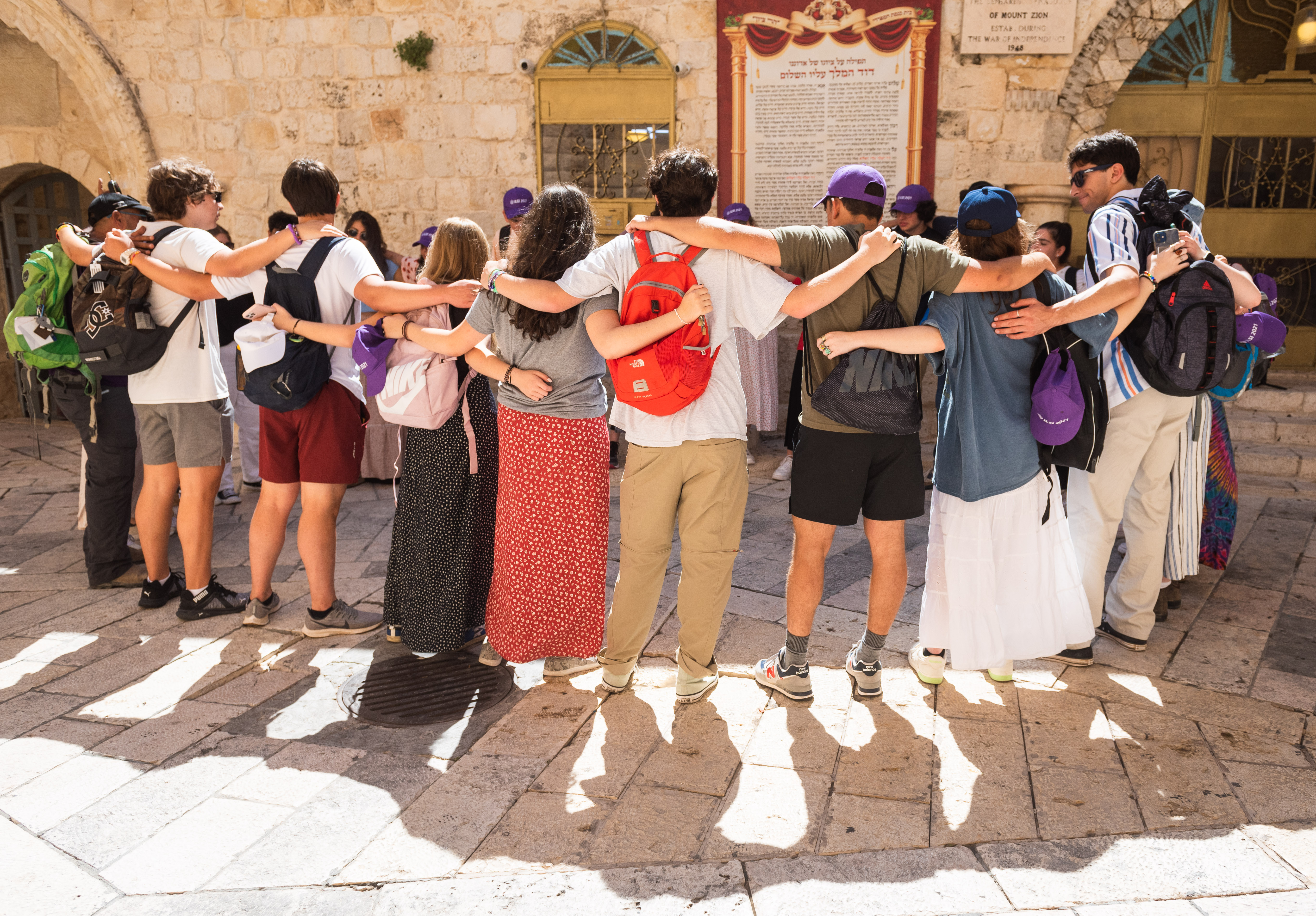 Group of people celebrating on stage