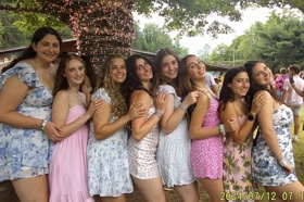 Group of people celebrating on stage