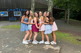 Group of people celebrating on stage