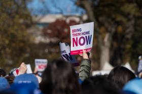 Group of people celebrating on stage