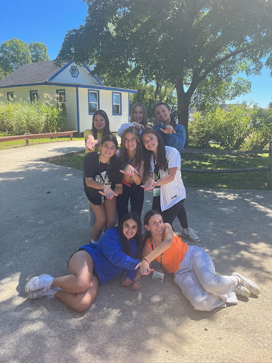 Group of people celebrating on stage