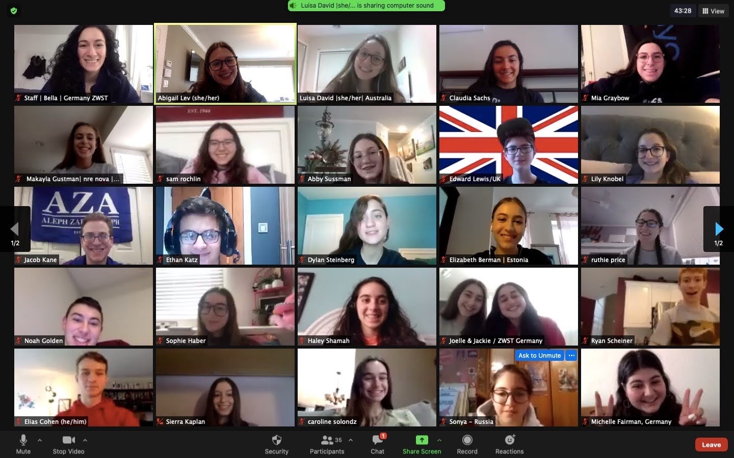 Group of people celebrating on stage