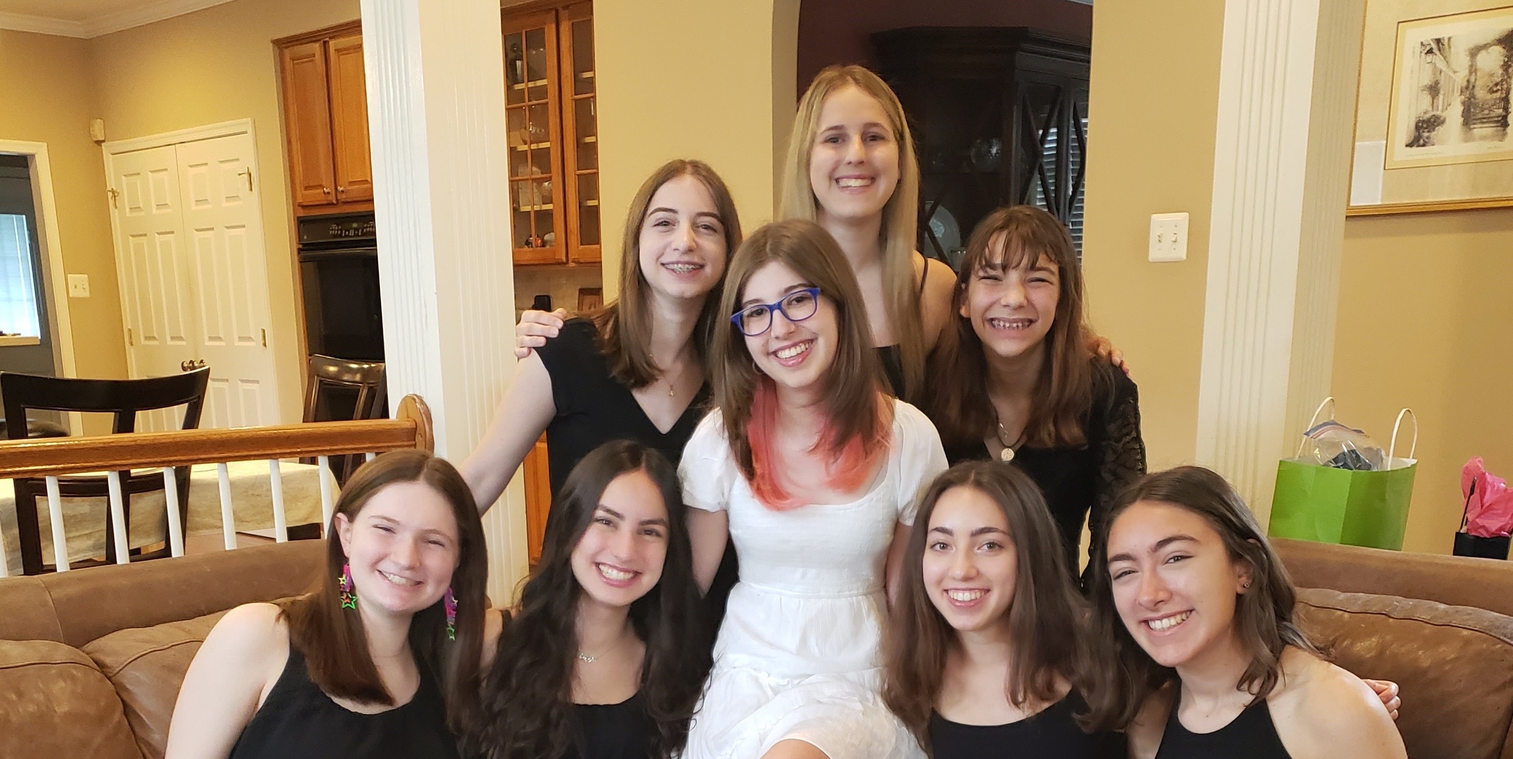 Group of people celebrating on stage