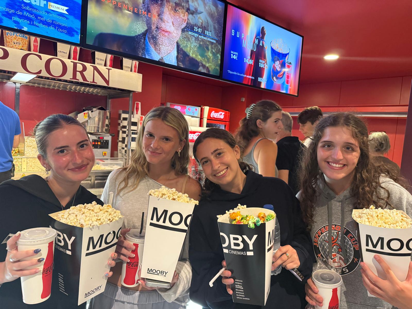 Group of people celebrating on stage