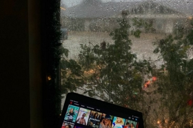 Group of people celebrating on stage