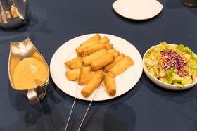 Group of people celebrating on stage