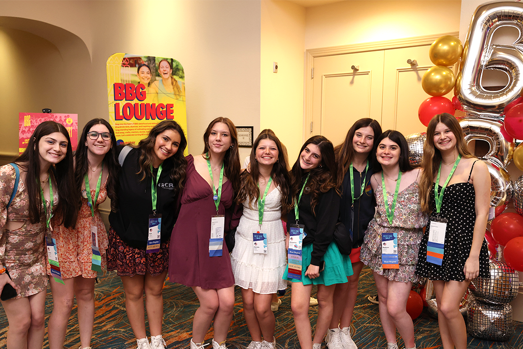 Group of people celebrating on stage