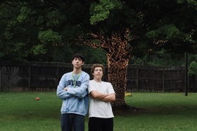 Group of people celebrating on stage