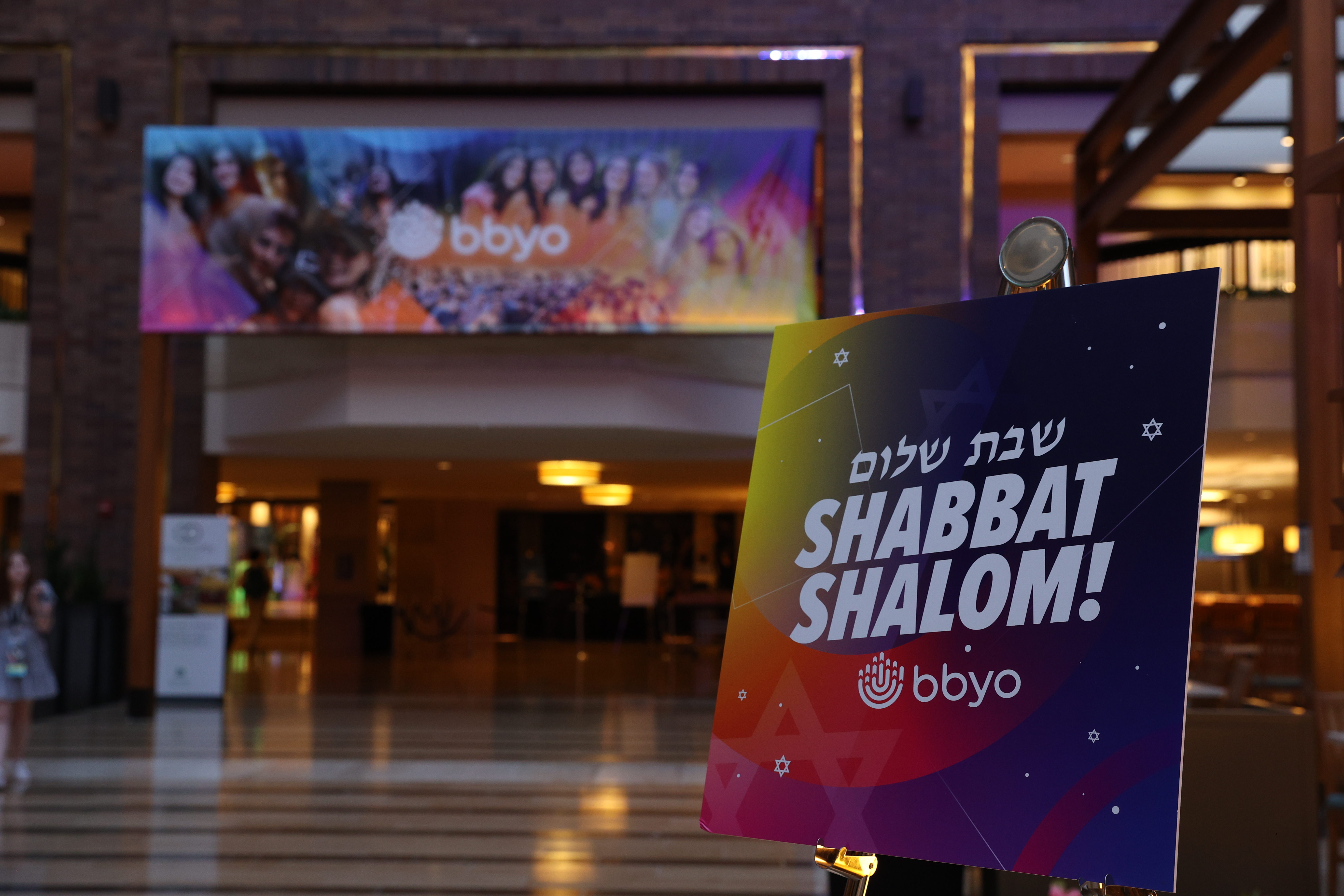 Group of people celebrating on stage