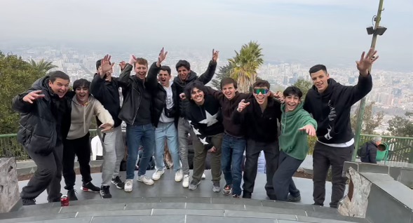 Group of people celebrating on stage