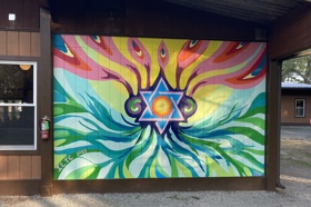 Group of people celebrating on stage