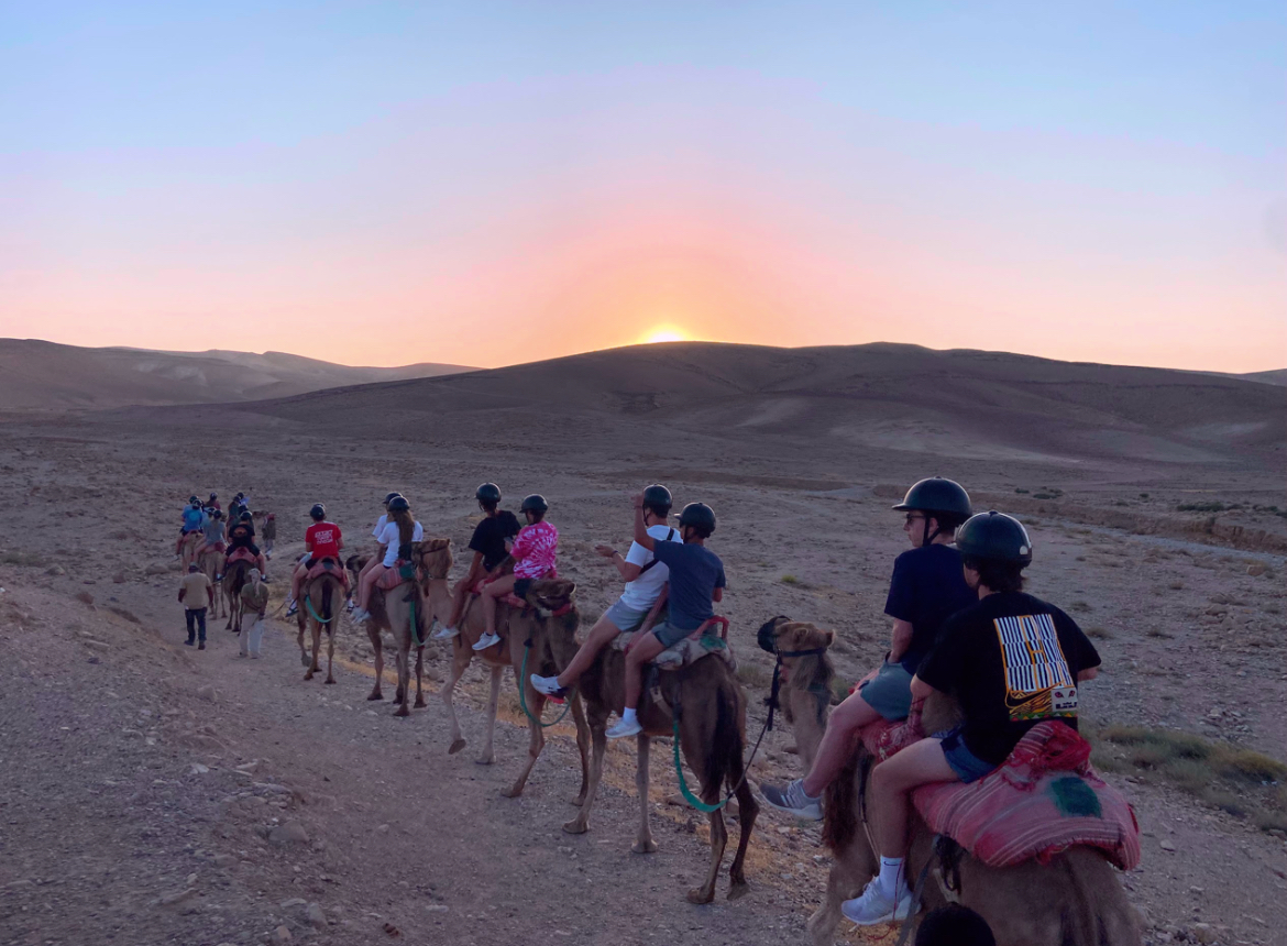 Group of people celebrating on stage