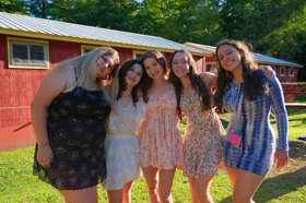 Group of people celebrating on stage