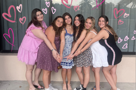 Group of people celebrating on stage