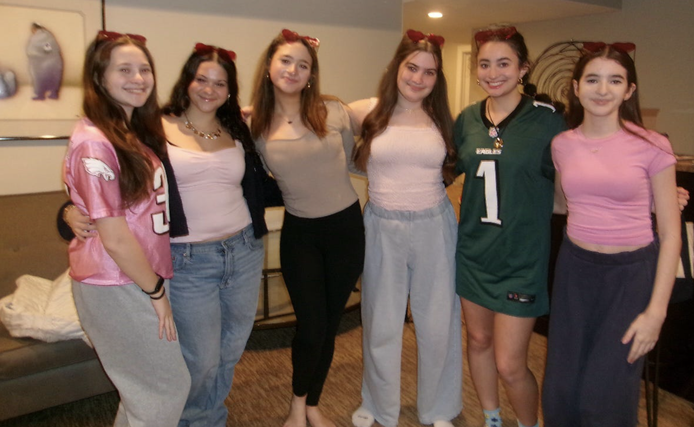 Group of people celebrating on stage