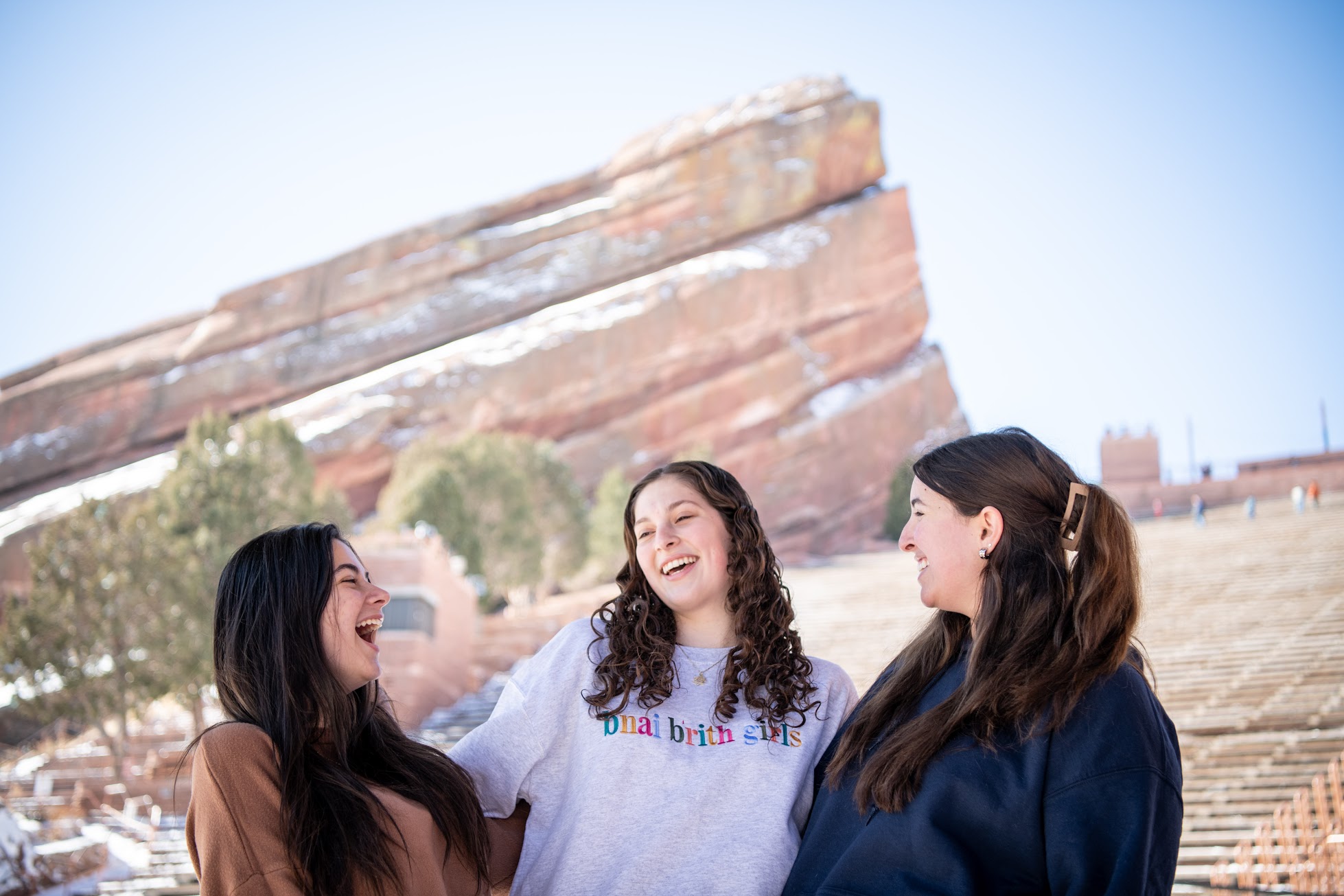 Group of people celebrating on stage