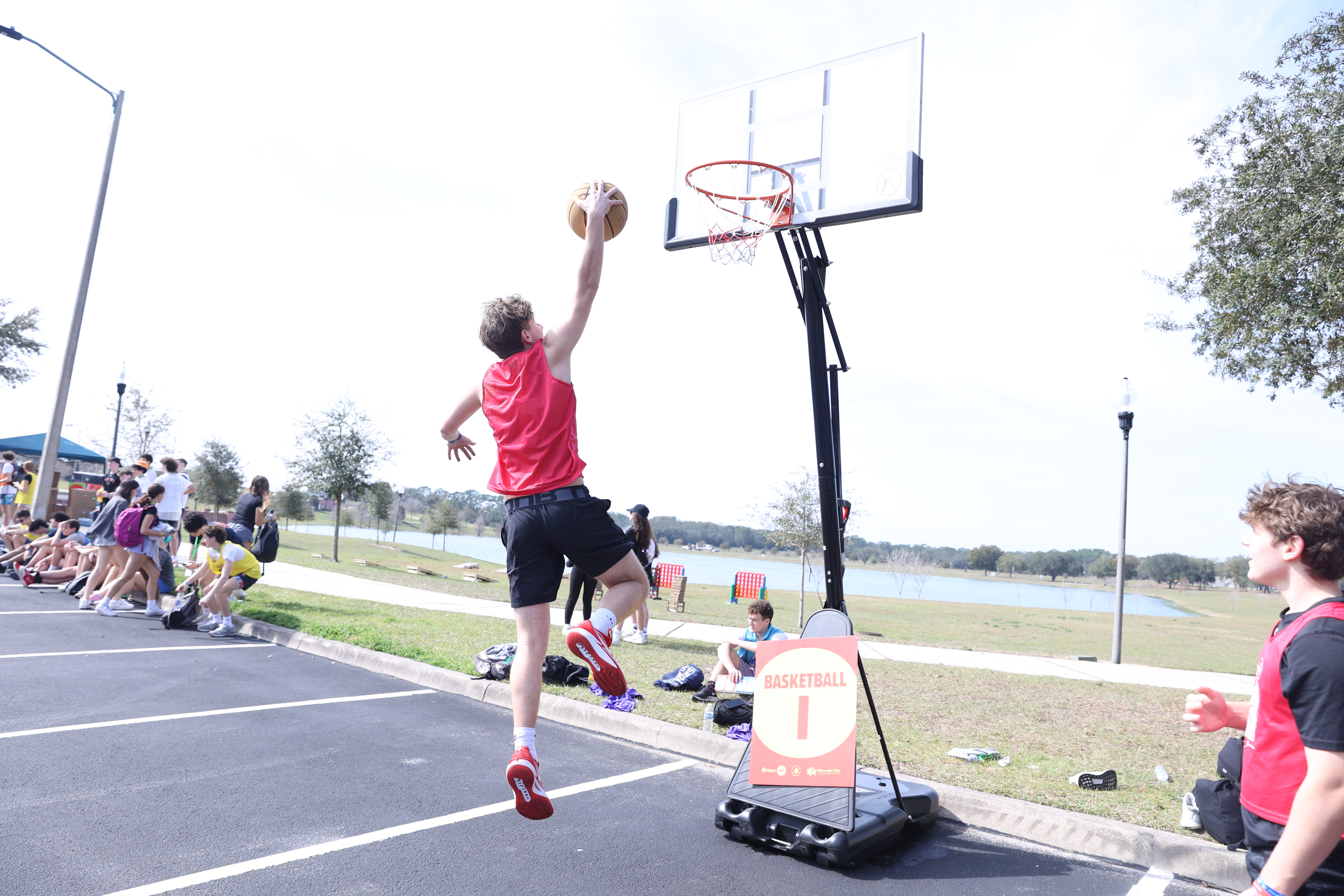 Group of people celebrating on stage