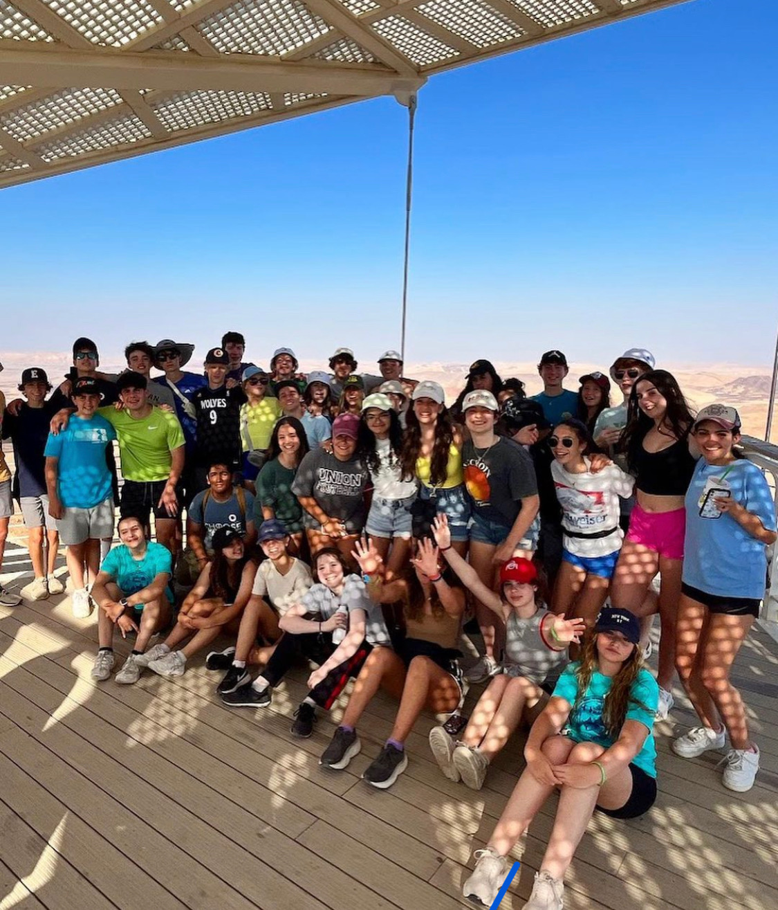 Group of people celebrating on stage