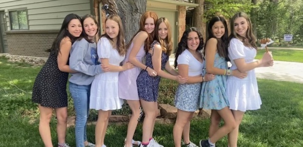 Group of people celebrating on stage