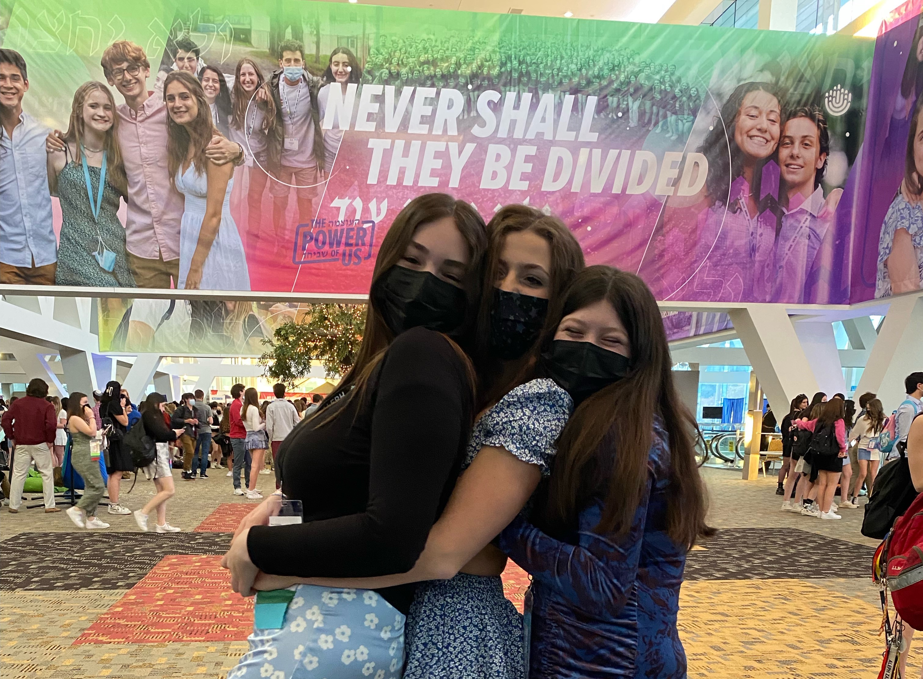 Group of people celebrating on stage