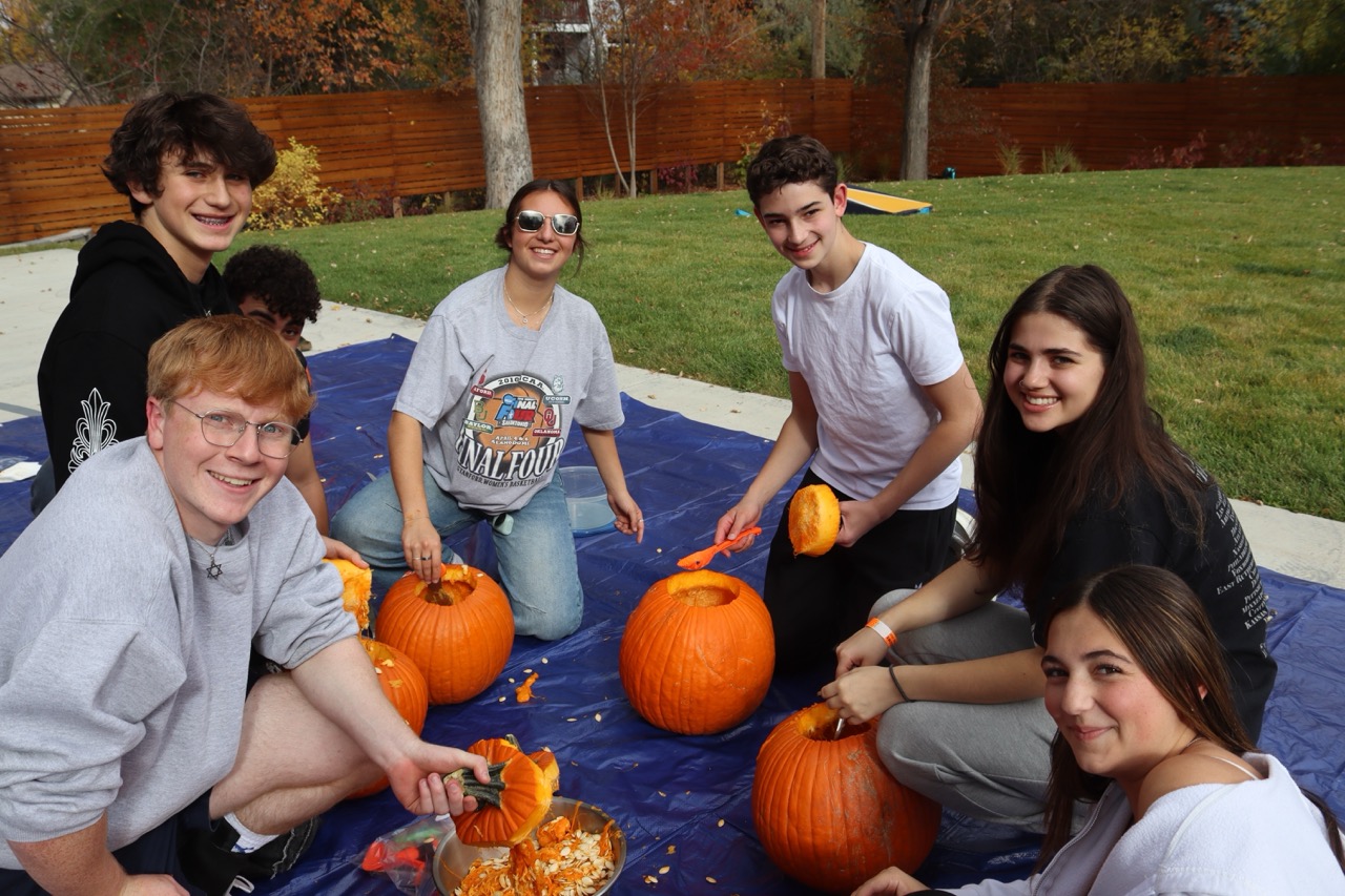 Group of people celebrating on stage